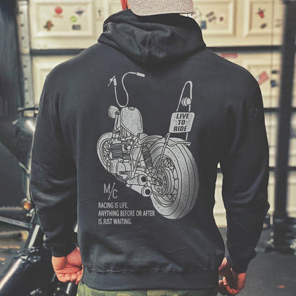 Men's Trend Streetwear Fleece Hoodie 320g