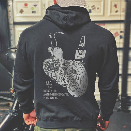 Men's Trend Streetwear Fleece Hoodie 320g