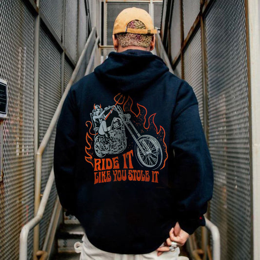 Men's Trend Streetwear Fleece Hoodie 320g