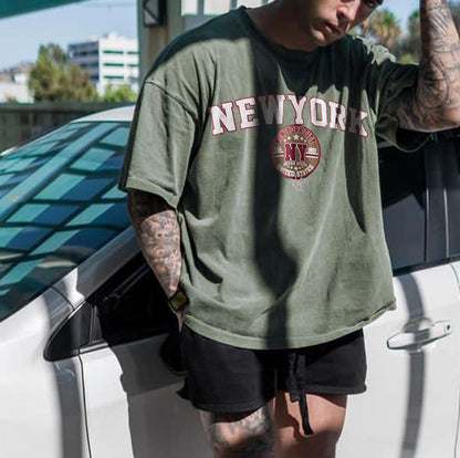 New York City Graphic Print Men's Short Sleeve T-Shirt