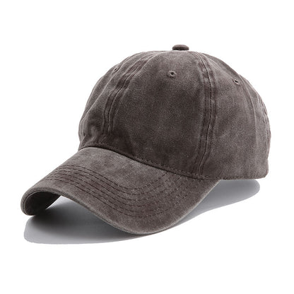 Trend Personality Wash Plain Casual Baseball Cap