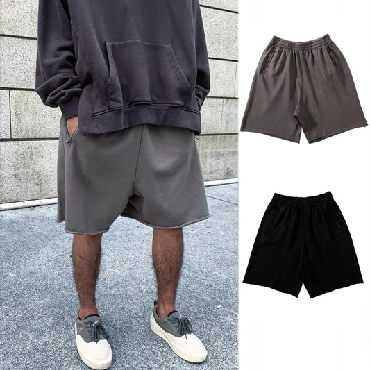 Kanye Style Vintage Streetwear Cotton Shorts Unisex