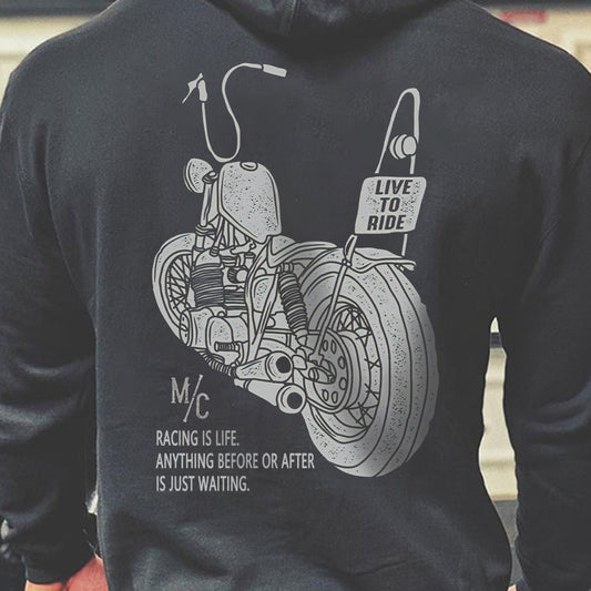 Men's Trend Streetwear Fleece Hoodie 320g
