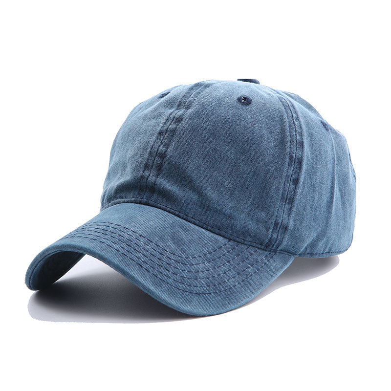 Trend Personality Wash Plain Casual Baseball Cap