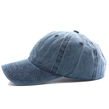 Trend Personality Wash Plain Casual Baseball Cap