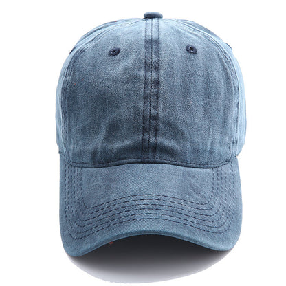 Trend Personality Wash Plain Casual Baseball Cap