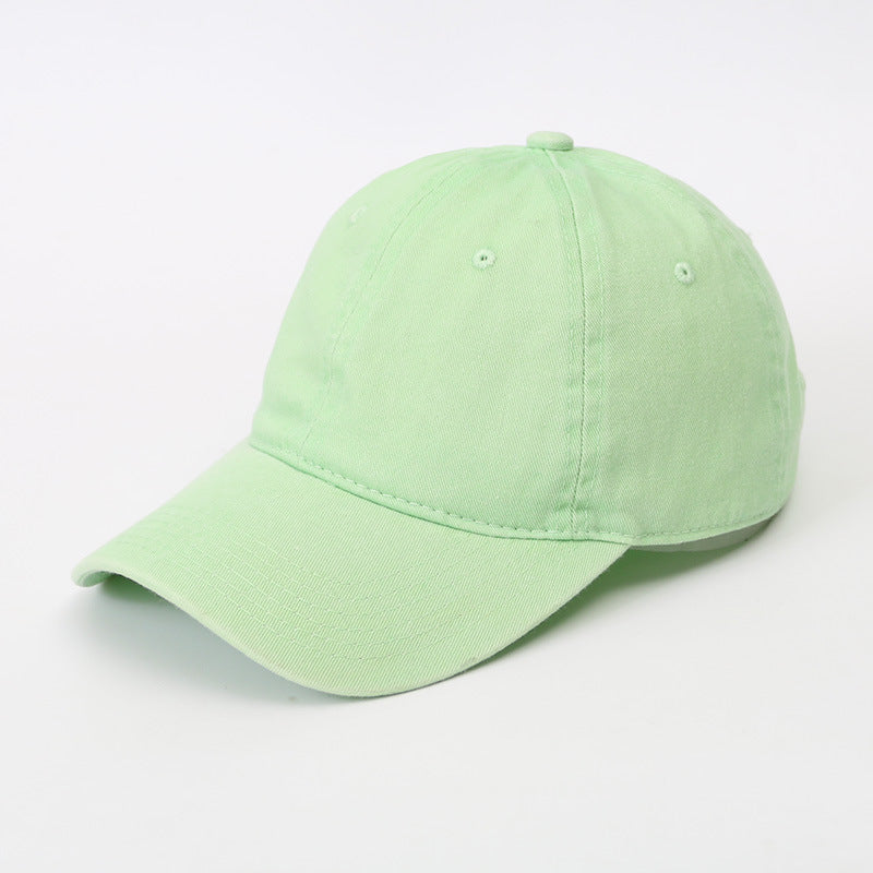 Trend Personality Wash Plain Casual Baseball Cap