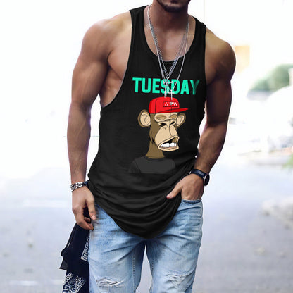 Tuesday NFT Print Men's Fashion Tank Top