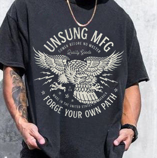 Eagle Graphic Print Men'sT-Shirt