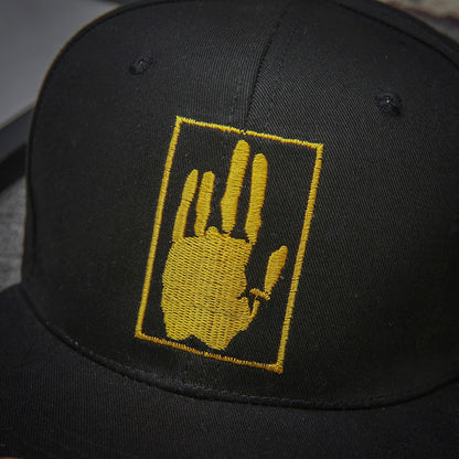 Casual Baseball Cap Embroidered Palm Flat Brim Hip Hop Hat