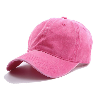 Trend Personality Wash Plain Casual Baseball Cap