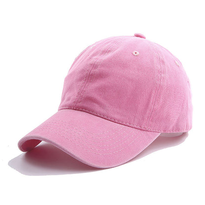 Trend Personality Wash Plain Casual Baseball Cap
